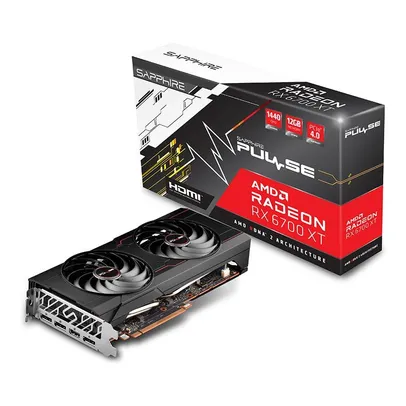 Placa de Video Sapphire Radeon RX 6700 XT Pulse OC, 12GB, GDDR6, 192-Bit, 11306-05-20G