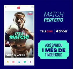 Tinder Gold - 1 Mês Grátis