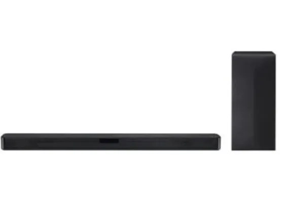Soundbar LG SN4 com 2.1 Canais, Bluetooth, Subwoofer Sem Fio, DTS Virtual X, Sound Sync Wireless - 300W R$1045