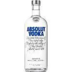 [Cartão Submarino] Vodka Absolut Original 1 Litro por R$ 60