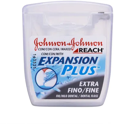 [Prime + Rec.] 10 unidades - Fio Dental Expansion Plus Extra Fino, Reach, 50m | R$49