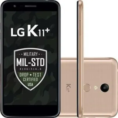 Smartphone LG K11+ 32GB  Dourado