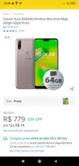 Smartphone Asus Zenfone Max Shot 32+32gb - R$779