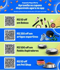 Aproveite os cupons do esquenta Mega Ofertas Amazon e garanta descontos em diversas categorias de produto!