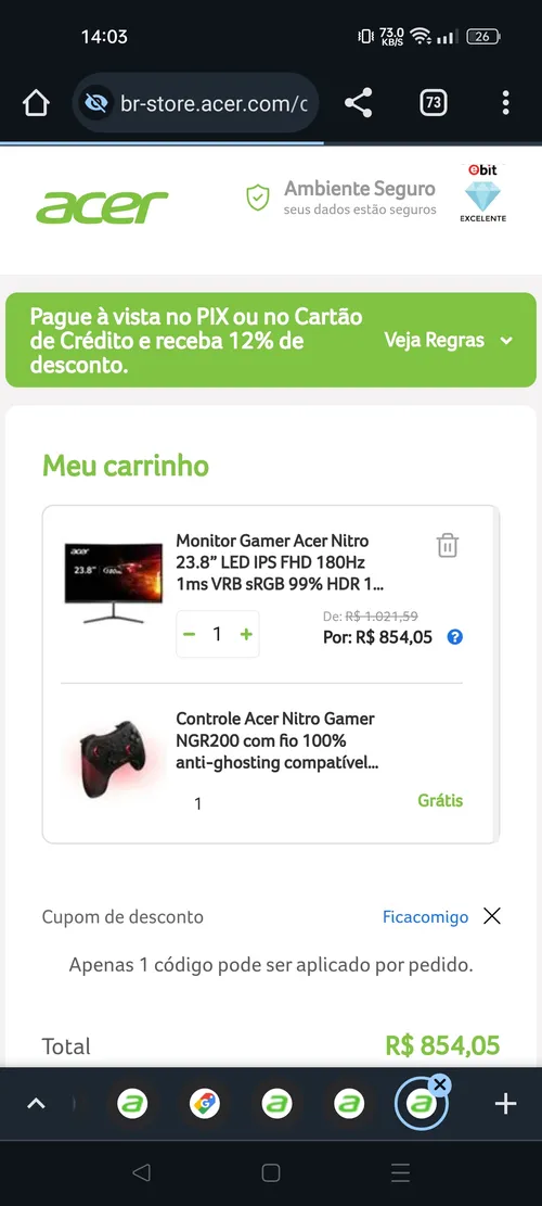 Imagen na descrição da promoção