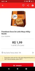 Panetone Doce de Leite Moça - 400g | R$ 2