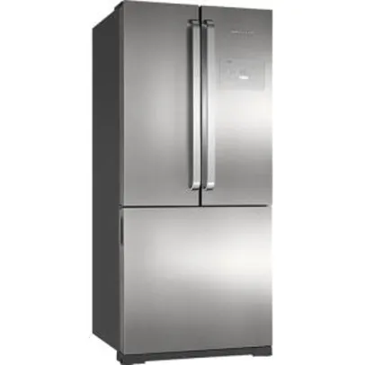 (R$3.314 Ame + CC Americanas) Refrigerador Brastemp Side Inverse BRO80 540L Ice Maker Evox R$3.899