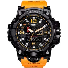 Relógio Masculino Smael G-Shock Militar - Laranja | R$60