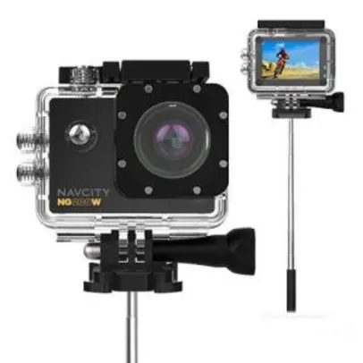 Câmera Esportiva Filmadora 4k Full HD Wifi NAVCITY NG200w