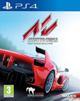 Jogo Asseto Corsa - PS4 - R$40