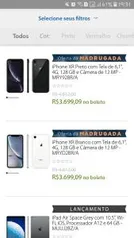 Iphone XR  Branco 128 GB | R$3699