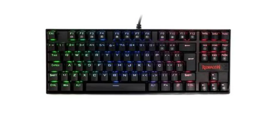 Teclado Mecânico Gamer Redragon Kumara, RGB, Switch Outemu Brown, PT - K552RGB-1 (PT-BROWN)