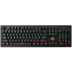 Teclado Gamer Mecânico Concórdia K- X911 Led Rainbow Com Switch Blue