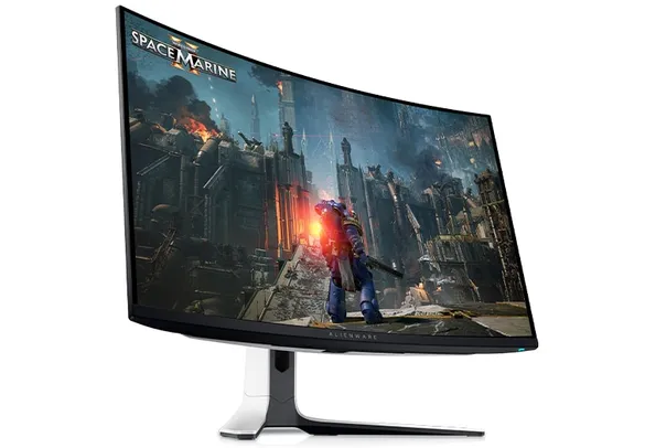 Monitor Alienware de 32” Gamer Curvo 4K QD-OLED -  AW3225QF