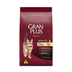 Granplus Ração Para Gato Adulto Gran Plus Frango E Arroz 3Kg