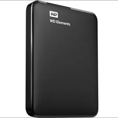 HD WD Externo Portátil Elements USB 3.0 2TB WDBU6Y0020BBK | R$ 400