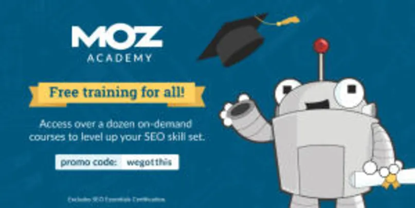 Cursos de SEO Moz Academy - GRATÍS