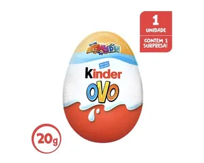 Kinder Joy Cacau E Leite Rosa Com Bombons Crocantes Com 1 Unidade 20g