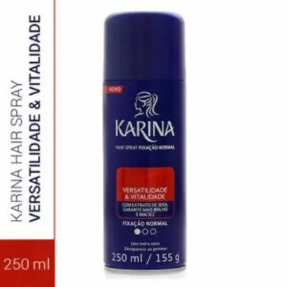 Saindo por R$ 13: Hair Spray Karina Fixação Normal 250ml | Pelando
