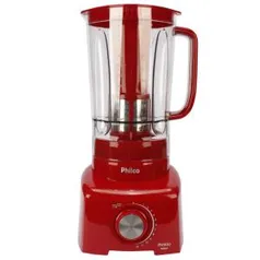 Liquidificador Philco PH900 com 12 Velocidades e 900W - Vermelho - R$119,90