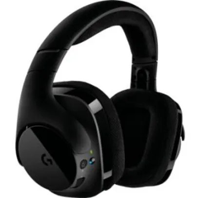 Headset Logitech Gamer G533 WIRELESS DTS 7.1 SURROUND | R$439