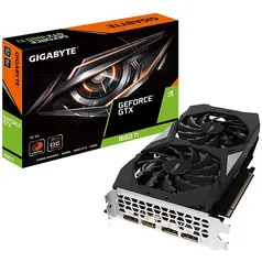 Placa de Video Gigabyte NVIDIA GeForce GTX 1660 Ti OC, 6G, GDDR6, 192Bit, GV-N166TOC-6GD