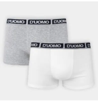 [PRIME] Kit - 2 Cuecas Boxer Algodão, Duomo, tam P | R$14