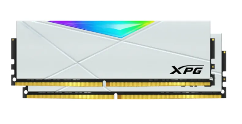 Memória DDR4 XPG Spectrix D50, 16GB (2x8GB), 3200Mhz, RGB, White, AX4U32008G16A-DW50