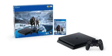 Console Playstation 4 E Jogo God Of War Ragnarok Sony Cor Preto