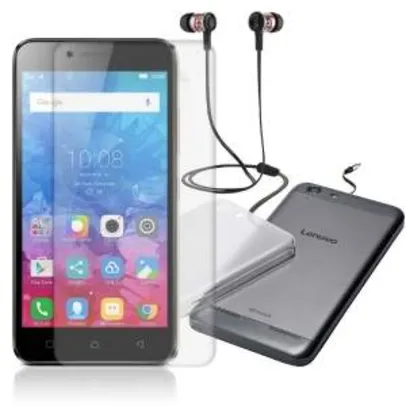 [Saraiva] Smartphone Lenovo K5 Edição Especial (Capa + Película + fone JBL) - 720,72