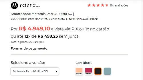 Imagen na descrição da promoção