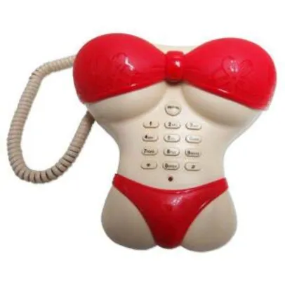 Telefone Temático SuperModel Mulher de Biquini