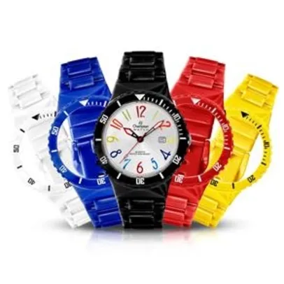 [Shoptime] Relógio Unissex Analógico Champion Troca Pulseira - R$69,90