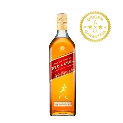 Whisky Escocês JOHNNIE WALKER Red Label 8 Anos Garrafa 1 Litro