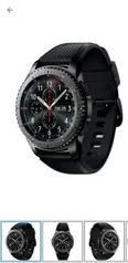 Smartwatch Samsung Gear S3 Frontier - Tela 1.3” Touch 4GB Proc. Dual Core - R$1260