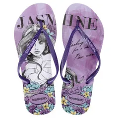 Sandália Havaianas Slim Princesas - Lilás R$19,99