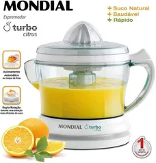 Espremedor de Frutas Mondial E-01 Elétrico - 25W Branco