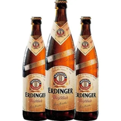 Kit 3 Cervejas Alemãs Tradicional Erdinger Clara - 500ml por R$ 40