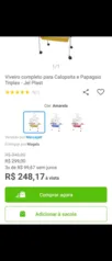 [APP À VISTA] Viveiro completo para Calopsita e Papagaio Triplex 