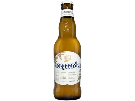 [Magalu Pay] Cerveja Hoegaarden Wit Blanche Belga Witbier - Long Neck 330ml