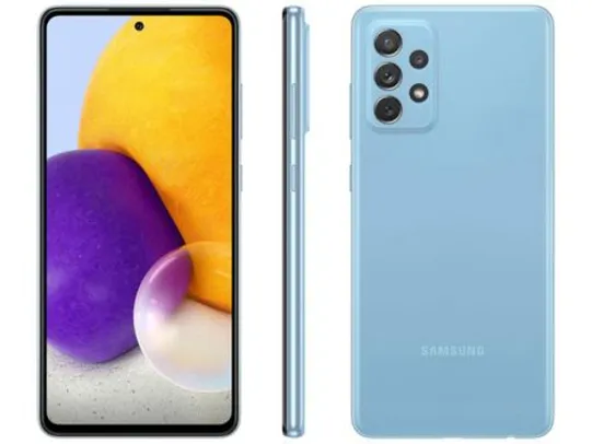 [Cliente Ouro] Samsung Galaxy A72 128GB Azul 4G - 6GB RAM | R$1738