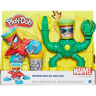 Conjunto Play-Doh Spiderman Vs Doc Ock - Hasbro | R$60
