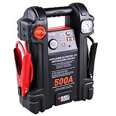 Auxiliar de Partida 500A 12V com Luz de Emergência - BLACKDECKER-JS500S