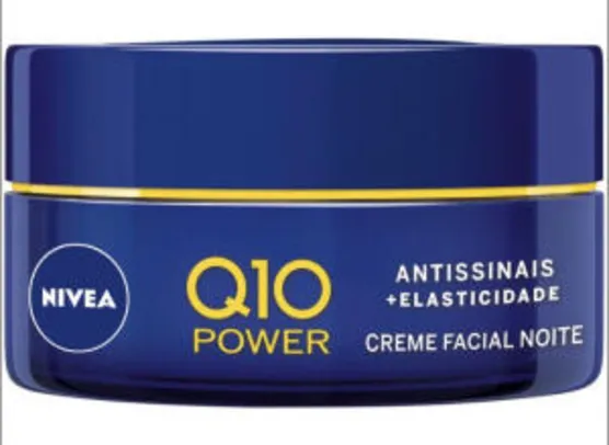 [APP] Creme Antissinais Facial Noturno Nívea Q10 Power - 50G | R$ 21