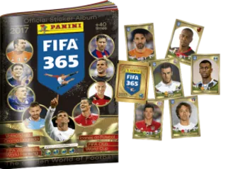 [Panini] Álbum Oficial FIFA 365 2017 - ÁLBUM + 40 FIGURINHAS