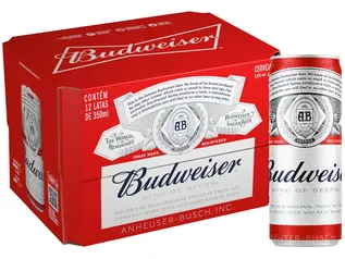 Cerveja Budweiser American Lager 12 Unidades