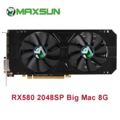 Placa de Vídeo Maxsun RX 580 2048SP [R$ 595,78- 11/11]