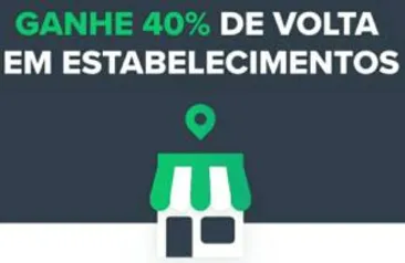 [Usuários Selecionados] 40% de Cashback em Estabelecimentos Pagando com PicPay