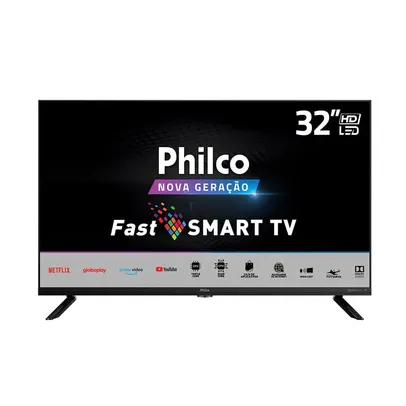 Smart TV Philco 32'' Led Netflix PTV32G70SBL  Bivolt