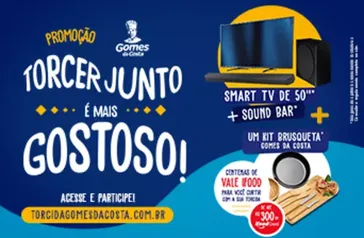 Gomes da Costa - Promoção Torcer Junto é Mais Gostoso